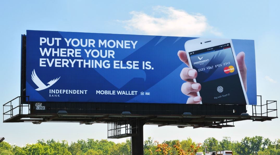 Put Your Money Billboard Concept