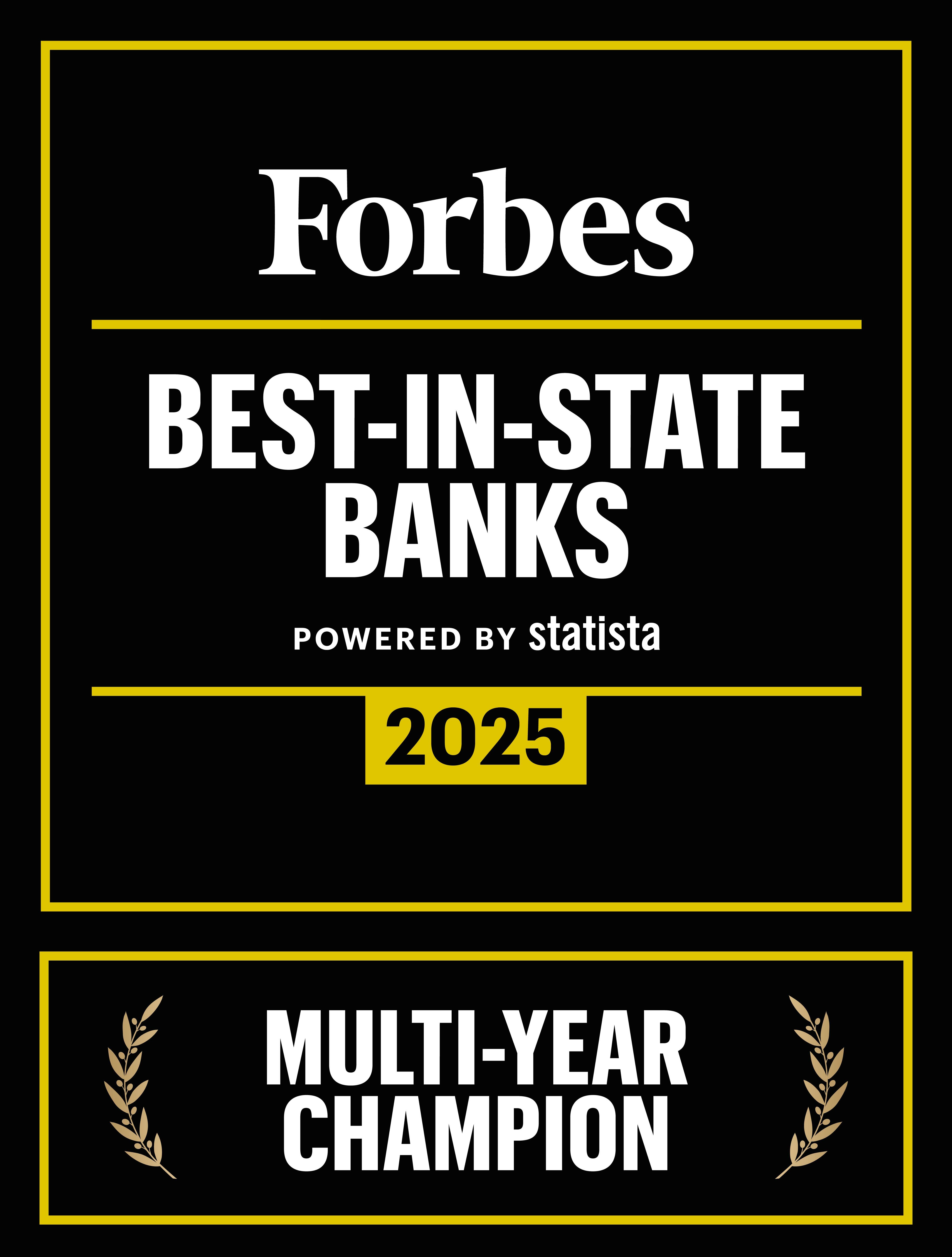 Forbes 2025 Multi-Year Winner Award Logo