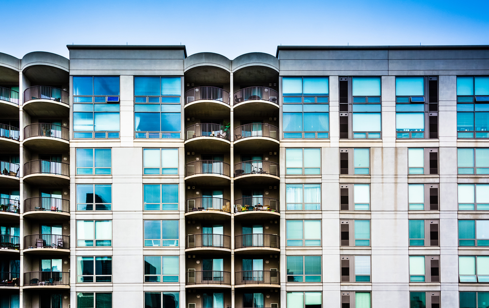 Apartment building in Philadelphia, Pennsylvania.-1